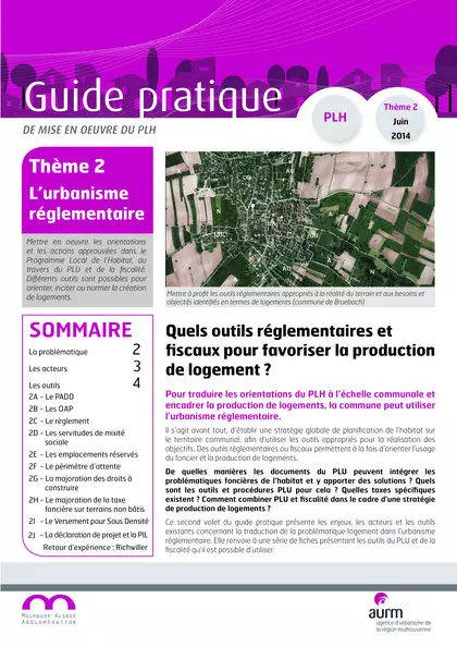 Guide pratique de mise en oeuvre du Programme Local de l'Habitat - Thème 2